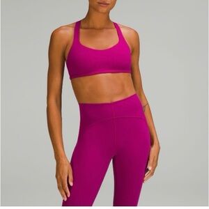 Lululemon athletica magenta sports bra